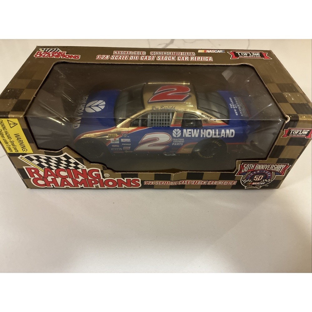 1998 Racing Champions Nascar Gold # 2 Ron Barfield -- 1/24th scale